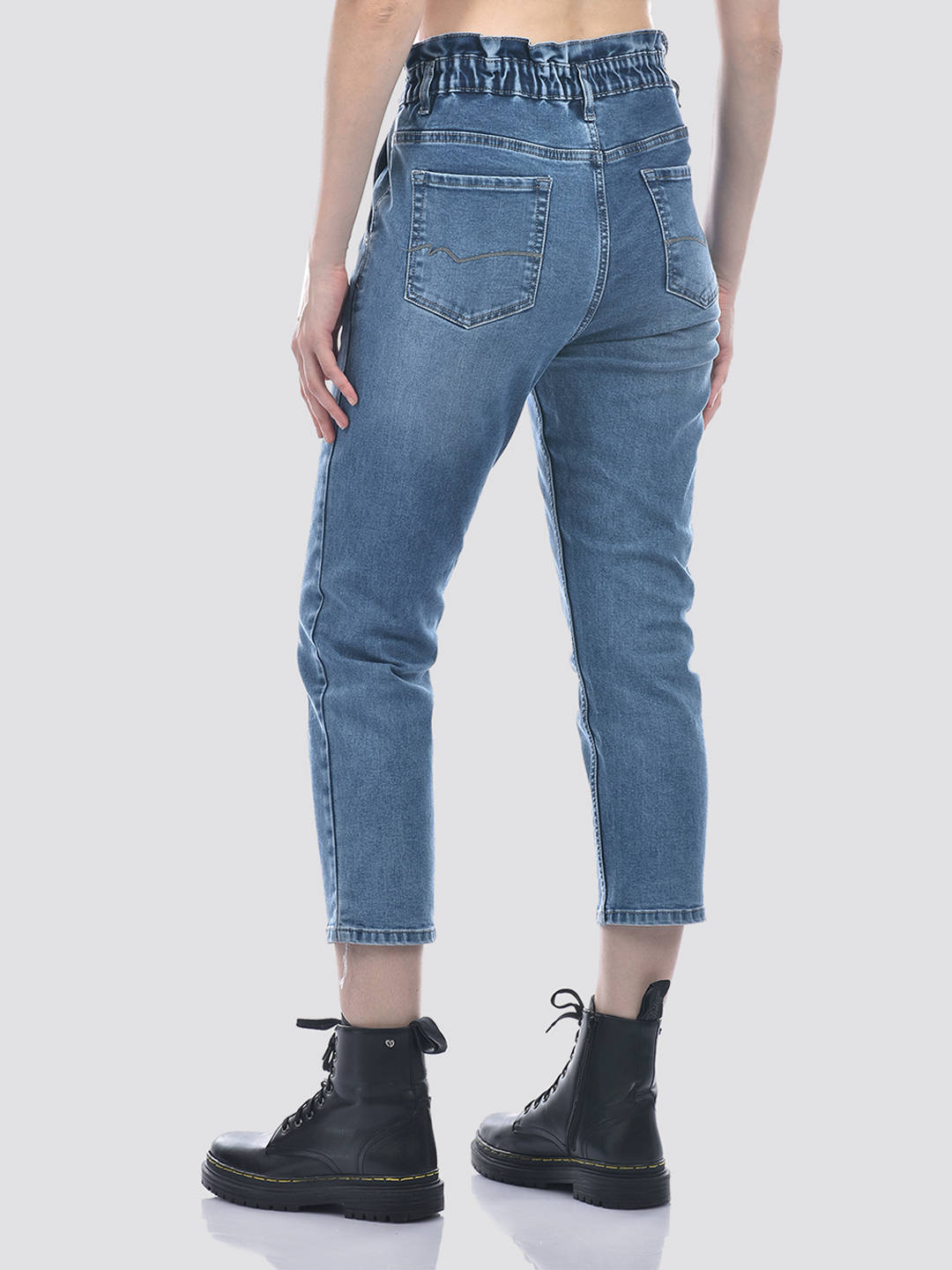 Numero Uno Women Blue Baggy Fit Sustainable Jeans